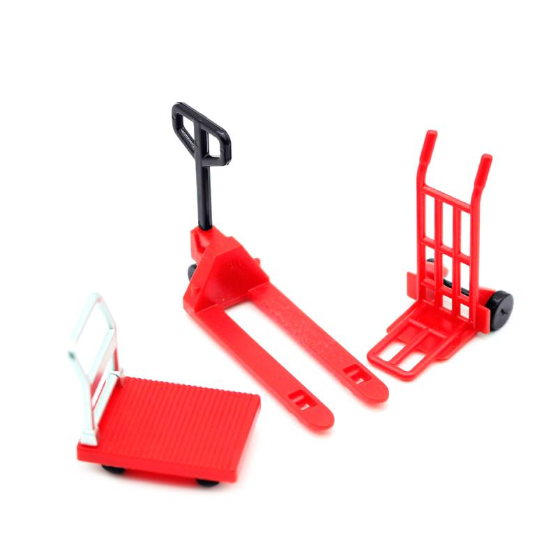 

Кукольный домик Миниатюрная модель Сцена Миниатюрные аксессуары Уличная тележка Вилочный погрузчик Перемещение Инструменты красный