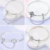 New Original 925 Silver Bracelet Heart Butterfly Bracelet For Women Fit Original Bracelet Charms Beads Jewelry DIY Gift