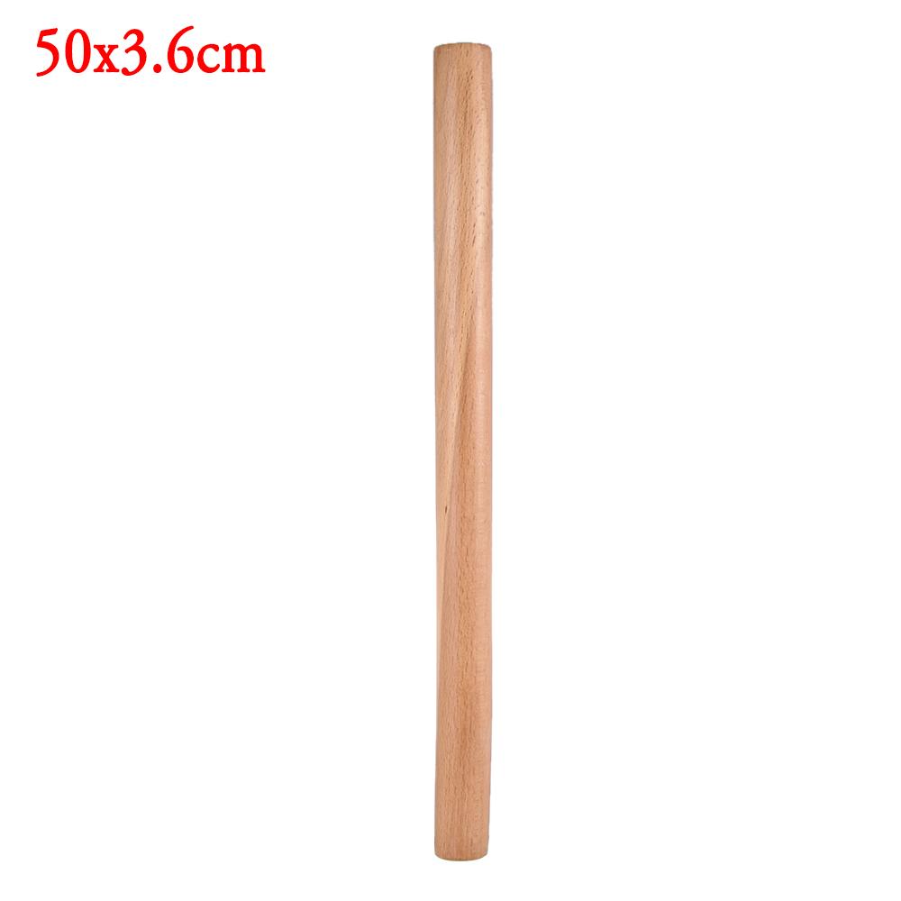 Durable Wooden Rolling Pin Fondant Cake Decoration Household Dough Roller Cooking Pastry Baking Tool Kitchen Accessories