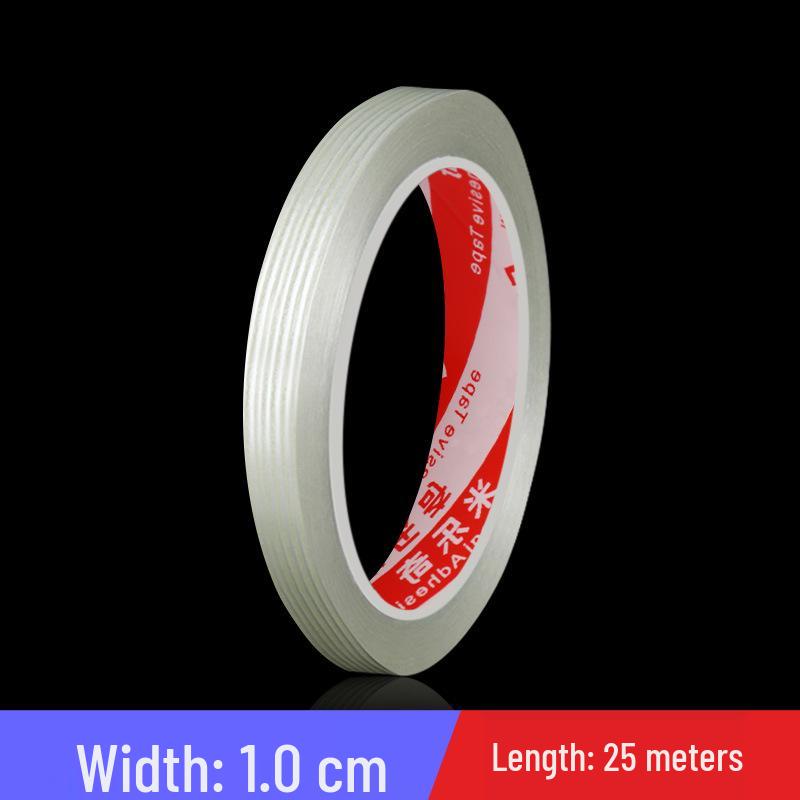Strong Adhesive Striped Fiber Tape: Mold Fixing, Electrical Appliance Binding, No-Residue Packaging