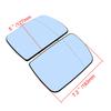 Blue Left/Right Side Rearview Heated Mirror Glass for BMW X5 E53 2000-2006