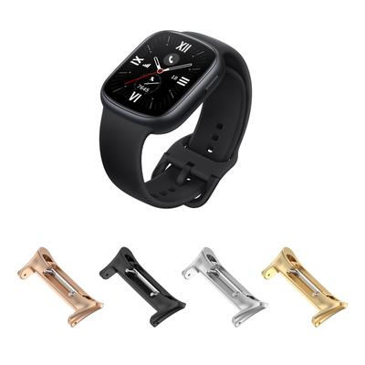 1 Coppia Adattatore Cinturino per Orologio per Watch 4 Connettore in Acciaio Inossidabile Fibbia Accessori Bracciale Collegamento Attacco Sostituzione