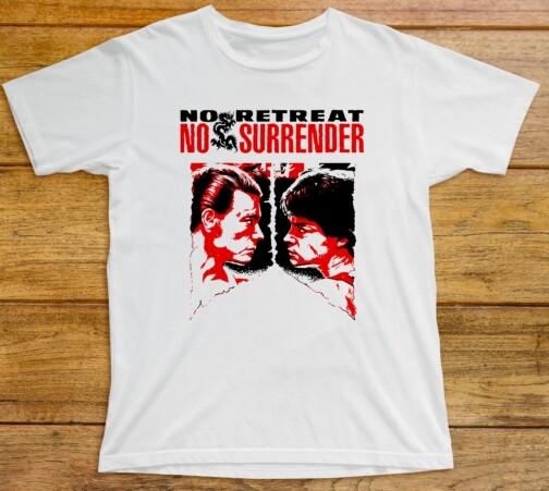 

No Retreat No Surrender T Shirt 984 Martial Arts 80s Film Karate Kid Last Dragon M
