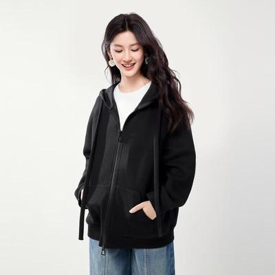 Women's Loose Fit Hooded Sweatshirt