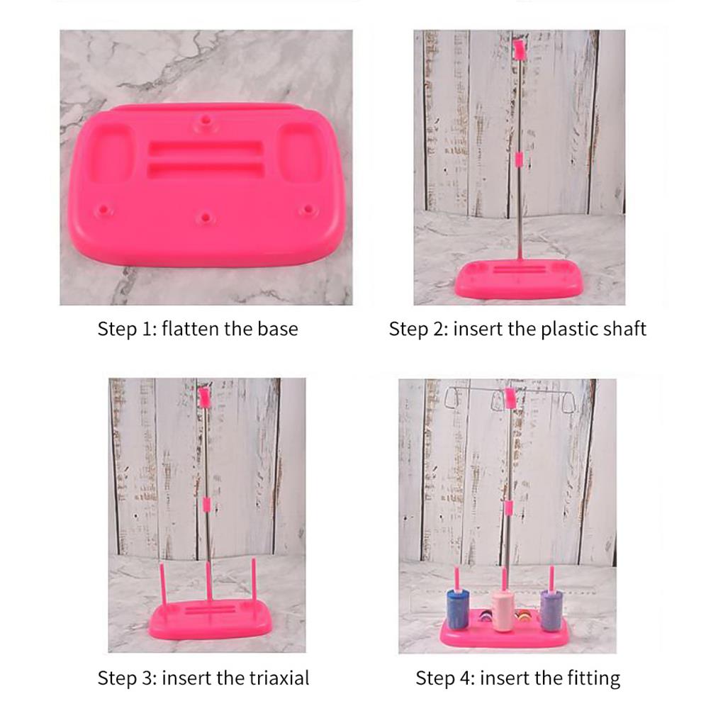 Wire Stand Multicolored Household Supplies Convenient Home Accessories Sewing Holder Multifunctional Thread Mount Spool Bracket