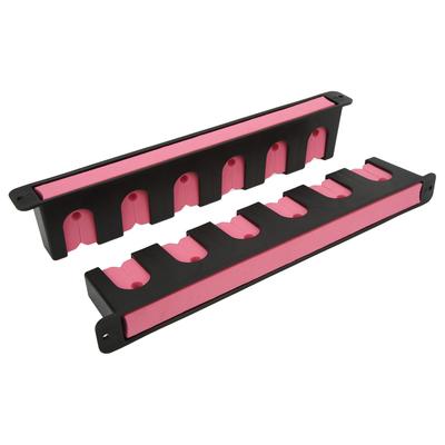 Wall Mounted Fishing Rod Rack Chemical Resistant Vertical 6 Fishing Rod Holder with 4 Screws