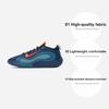 New Nike ISOFLY Anti Slip Wear Resistant Low Top Children's Basketball Shoes Blue Teenagers FN4384-400