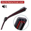 Double Rubber Car Wiper Blades for 2015-2015 Ford EcoSport Front Rear Windscreen Windshield Wipers Car Accessories 2015