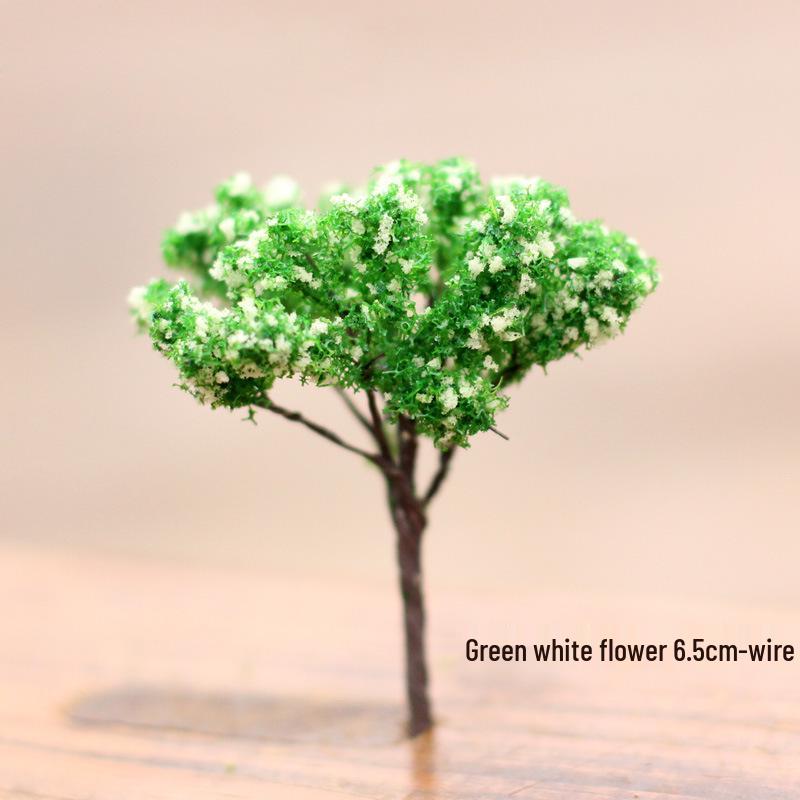 Miniatur-Ornament Rosa Pfirsichblütenbaum für DIY-Landschaftsbau