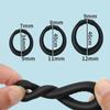 1/3Pcs 34Mm/40Mm/46Mm Penis Ring Penis Trainer Delayed Ejaculation High Elasticity Durable Erection Ring Sex Toys For Men