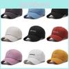 Memorie Letter Embroidered Baseball Cap Round Top Breathable Hat Gift Adjustable