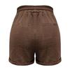 Lässige und bequeme Sommer-Shorts für Damen mit Kordelzug und dekorativen Taschen