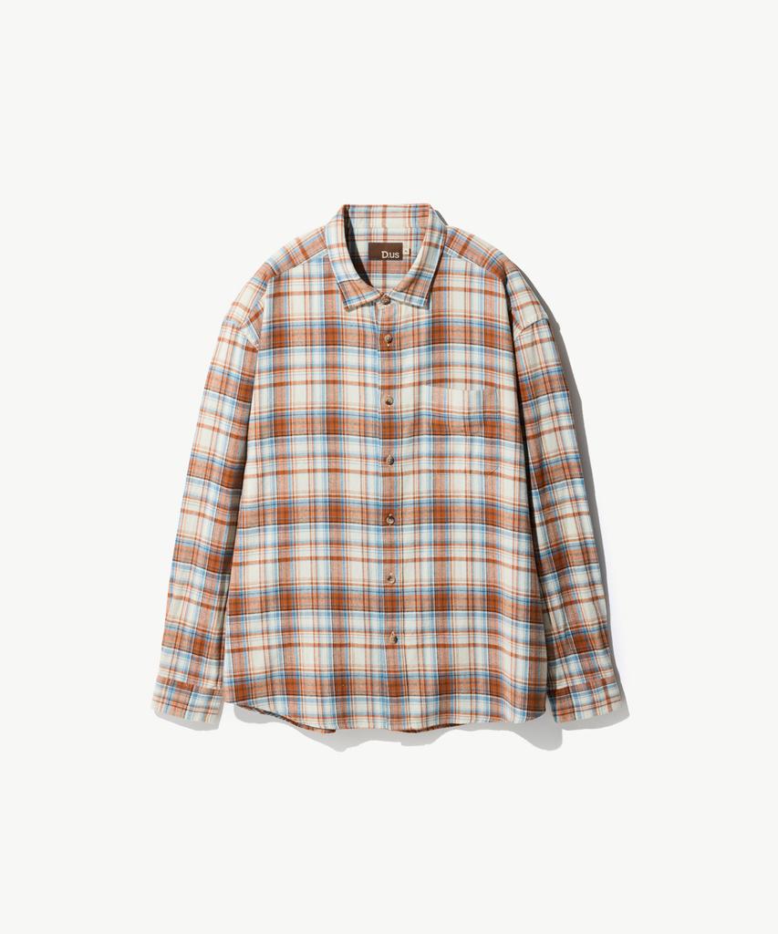 STCO Diems Flannel Check Shirt_Brown (Oversized)_Ddsxa63Ech
