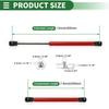 Motoforti Universal Lift Support Strut Shocks 12"/305mm 10lb/45N/4.5kg Red
