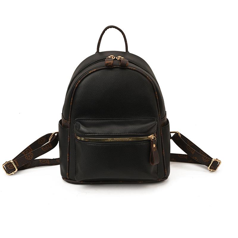 College style travel small backpack women's bag 2025 new fashion simple backpack foreign style niche going out small bag tide