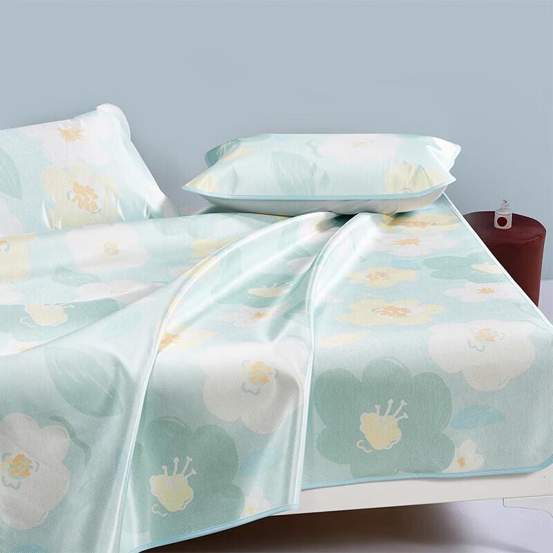 Mercury Home Textiles Drukowana Chłodząca Mata z Jedwabiu Lodowego