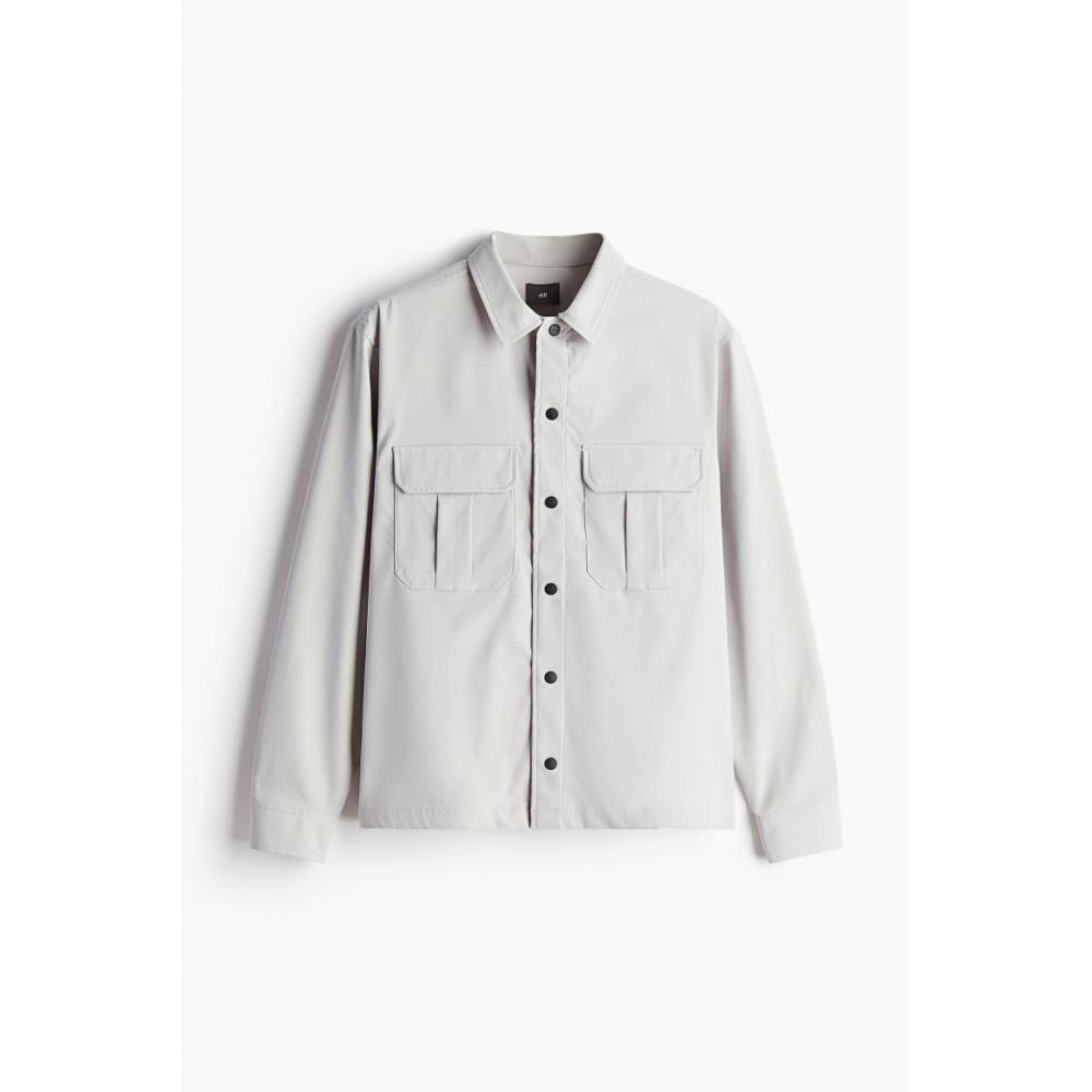 

H M Regular Fit Utility oversHirt Grey