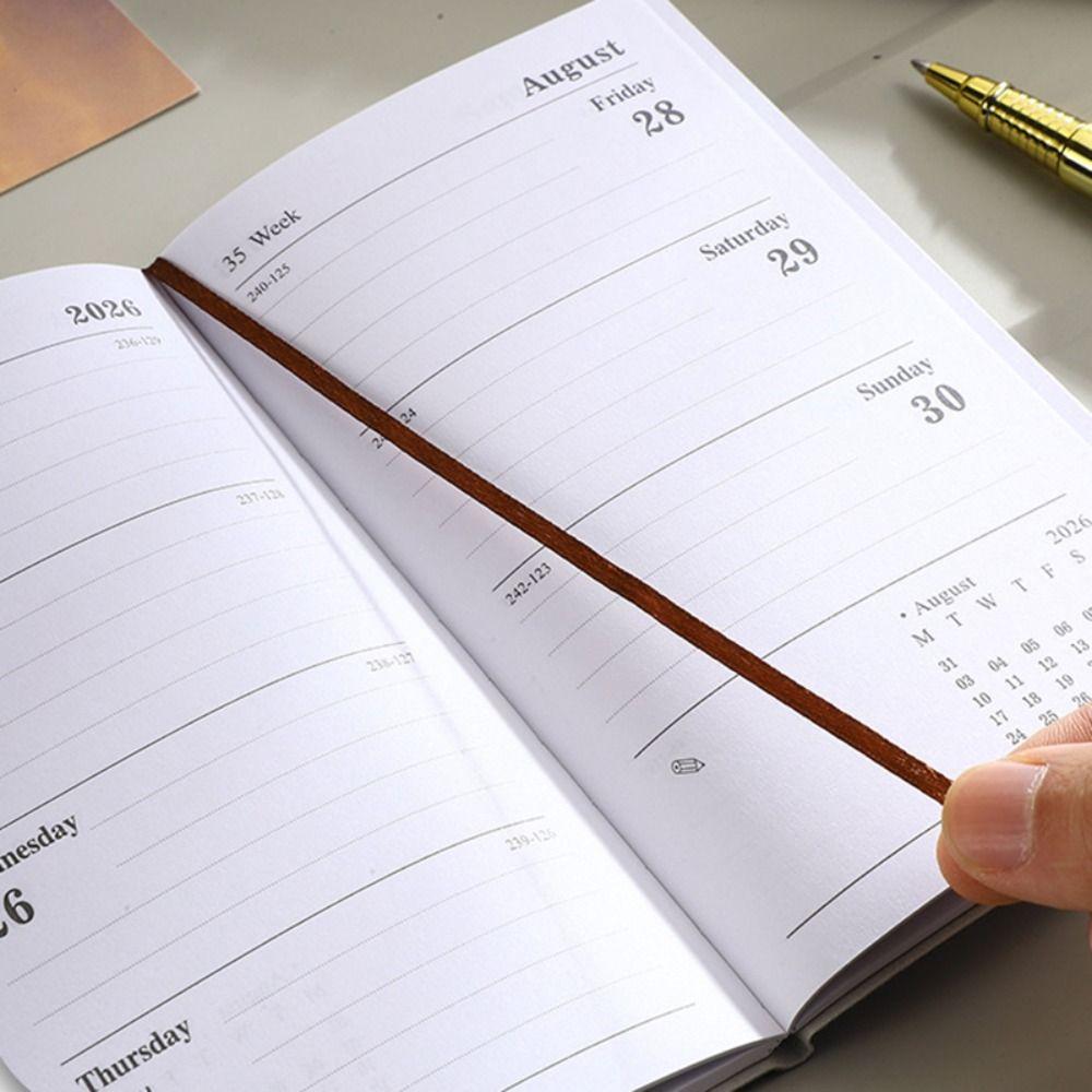 Mini A6 2026 Agenda Book To Do List with Calendar Daily Weekly Planner Pocket Diary Book School Office