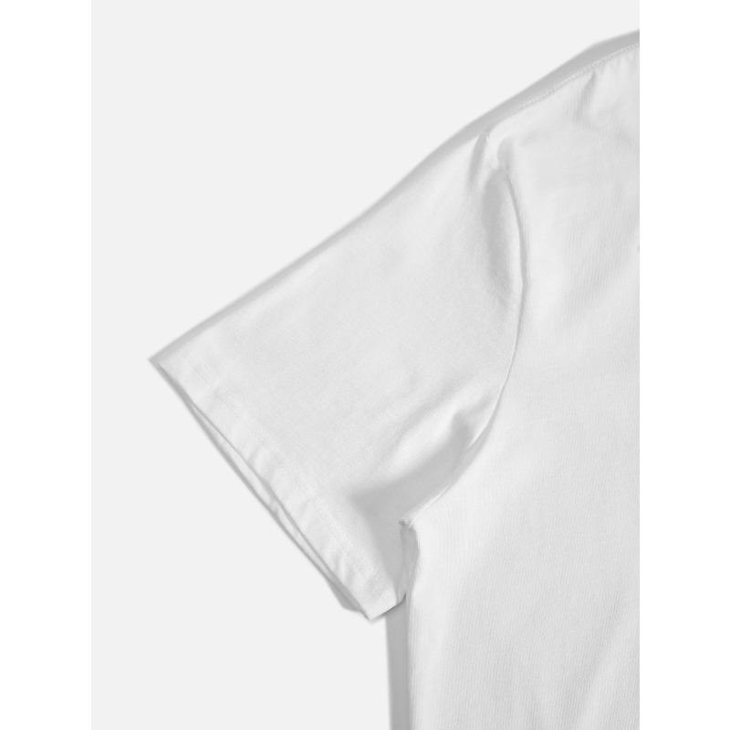 Men'S Round Crew Neck Short Sleeve Tee, casual T-Shirt, Casual Comfy lightweight Top For Summer, Plus Size