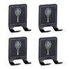 Wall Mounted Racket Rack Metal Hanging Hook Badminton Racket Holder Gym Wall Hook Display Rack Tennis Racket Holder