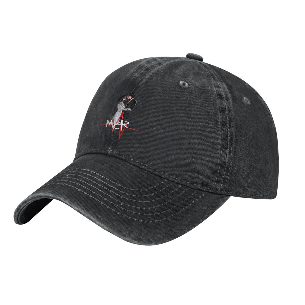 Mcr Band Punkrock Basebollkepsar Retro Sliten Denim My Chemical Romance Huvudbonad Unisex Stil Utomhus Rese Present Kepsar Hatt