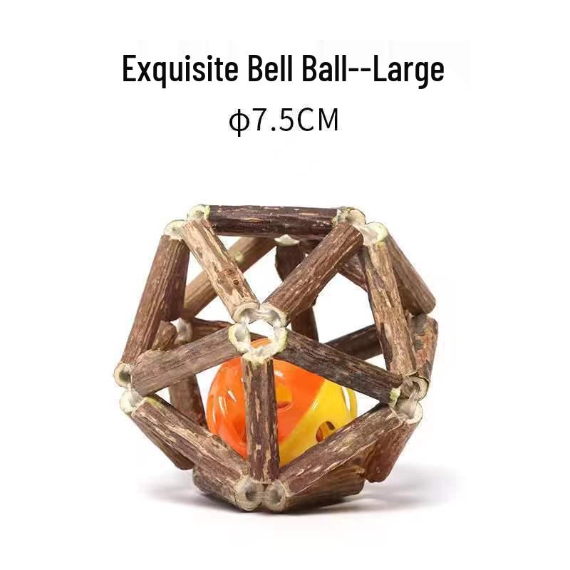 Matatabi Catnip Bell Ball & Chew Stick Teaser Toy for Cats