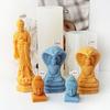 3D Buddhas Candle Silicone MoldNon Stick Easy To Demold for DIY Candle