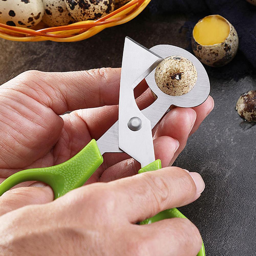 Pigeon Quail Open Crack Small Egg Shell Scissor Cut Bird Eggshell Separator Cigar Cutter Opener Tool Pigeon Quail Egg Scissor