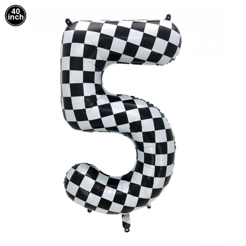 Black & White Checkered Flags Race Car Happy Birthday Banner Tablecloth Kids Boys Racing Car Birthday Party Decorations Supplies