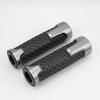 Rubber Moto Handlebars Grip CNC Aluminum Moto Handle Grip Handlebar Hand Grips  Motorbike Parts