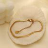 316 Material Does Not Fade, Titanium Steel Bracelet, Women'S Snake Bone Chain, Jewelry Set, Light Luxury Temperament Does Not Fade