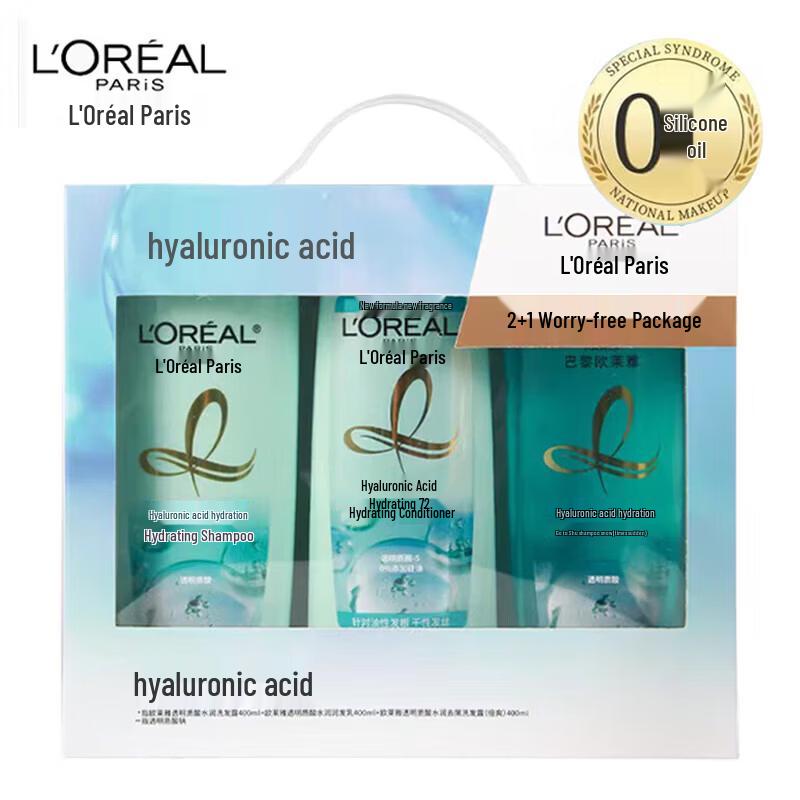 L Oréal Набор для ухода за волосами с гиалуроновой кислотой  Освежающий