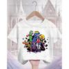 Summer Cute Round Neck Fashion Street Casual Top Rainbow Friends Cartoon Children's T-Shirt Kids