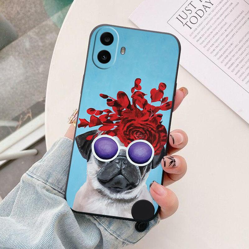 For Nothing CMF Phone 1 Case Colorful Painted Cover Soft Silicone Phone Case For Nothing CMF Phone 1 Covers Phone1 Bumper Coque