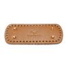 Oval Round Bags Bottom Leather Bag Base with 44 Holes Nail-Bottom Shaper Pad for DIY Crossbody Shoulder Bag Knitted Bag