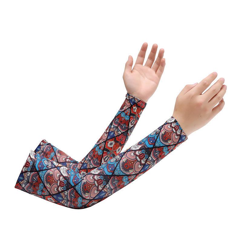 

Summer sunscreen ice sleeves men s driving and riding UV protection thin outdoor fishing sunscreen breathable cool sleeve High Quality one size fits all