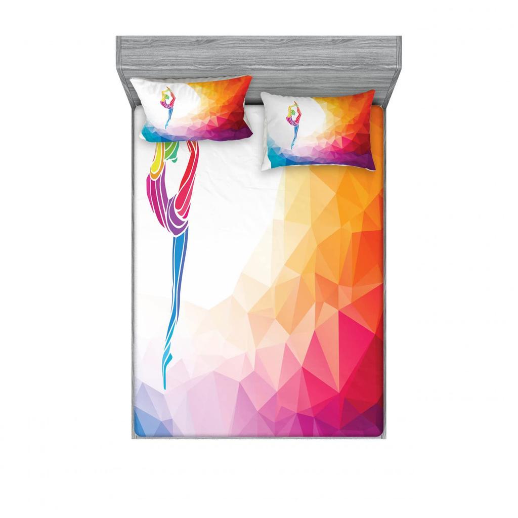 Cupcakes Pastry Pattern Sheet Three-Piece Digital Printing Bedding Set Adult Children