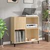Vidaxl Mobile Porta CD, Rovere Sonoma, 84,5X38X89 Cm