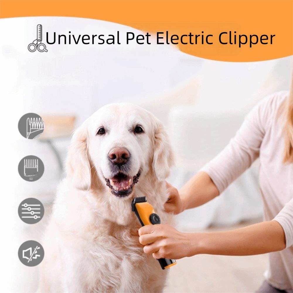 Cordless Pet Hair Trimmer Waterproof Pet Electric Trimmer Pet Beauty Shaver Pet Salon