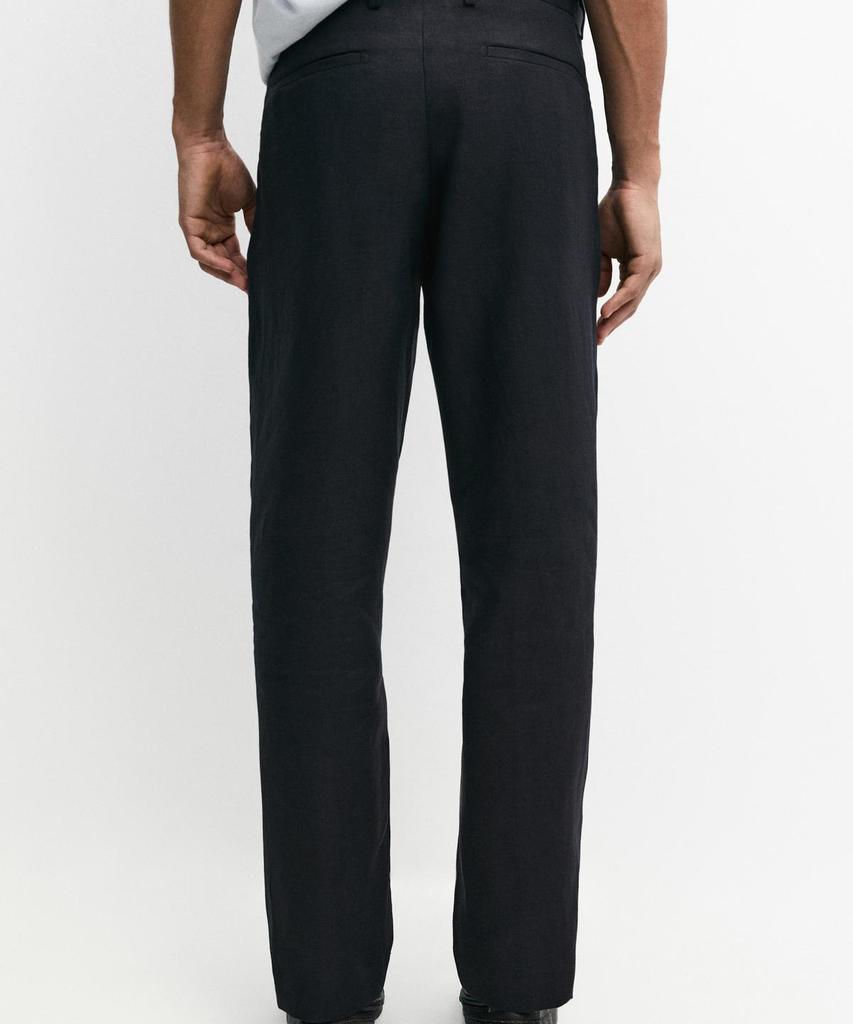 Masimodutti Linen Suit Pants