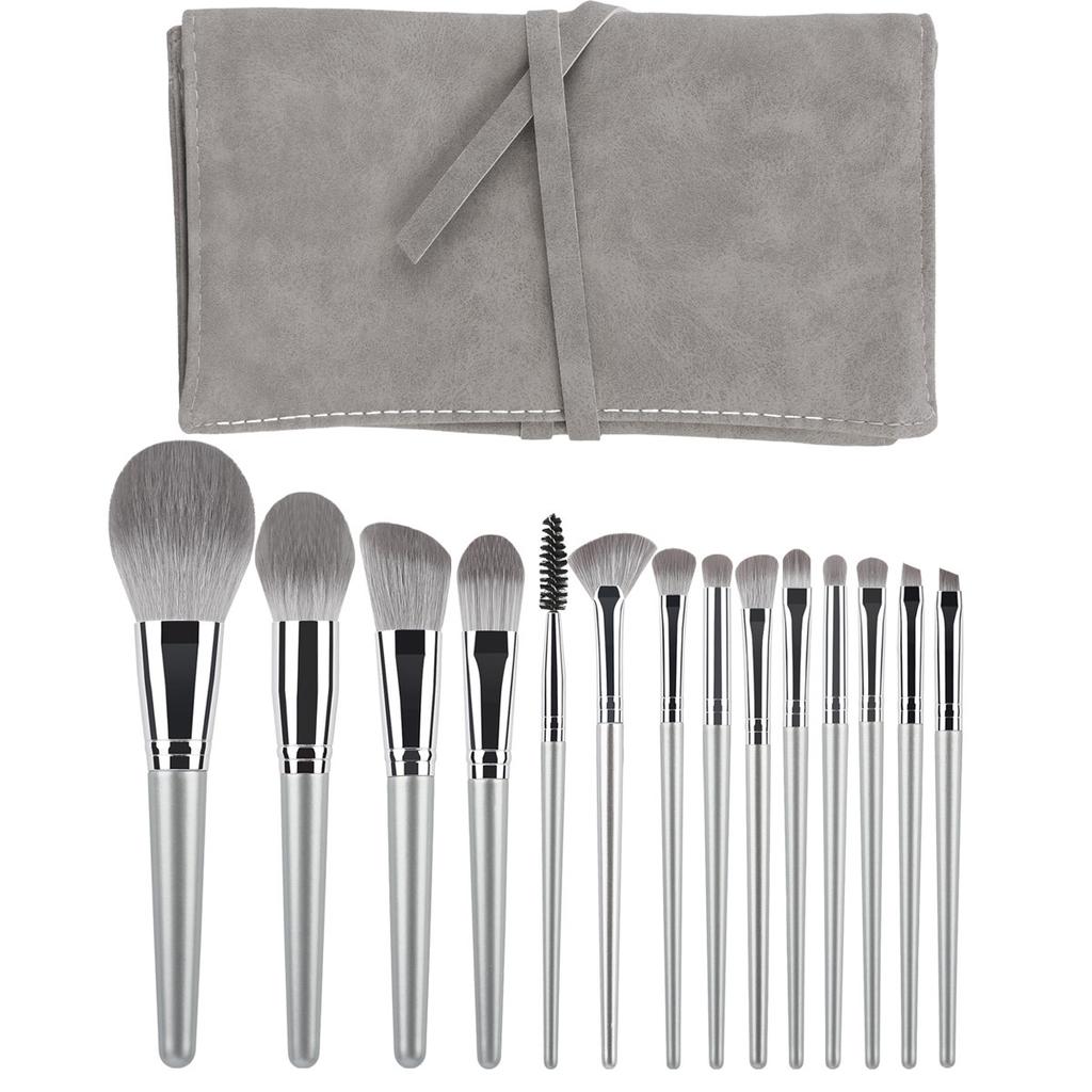 Pattern X Student Li Sees 14 Makeup Brushes for the First Time, Set, Loose Powder Eyeshadow Brush, Full Set of Makeup Tools