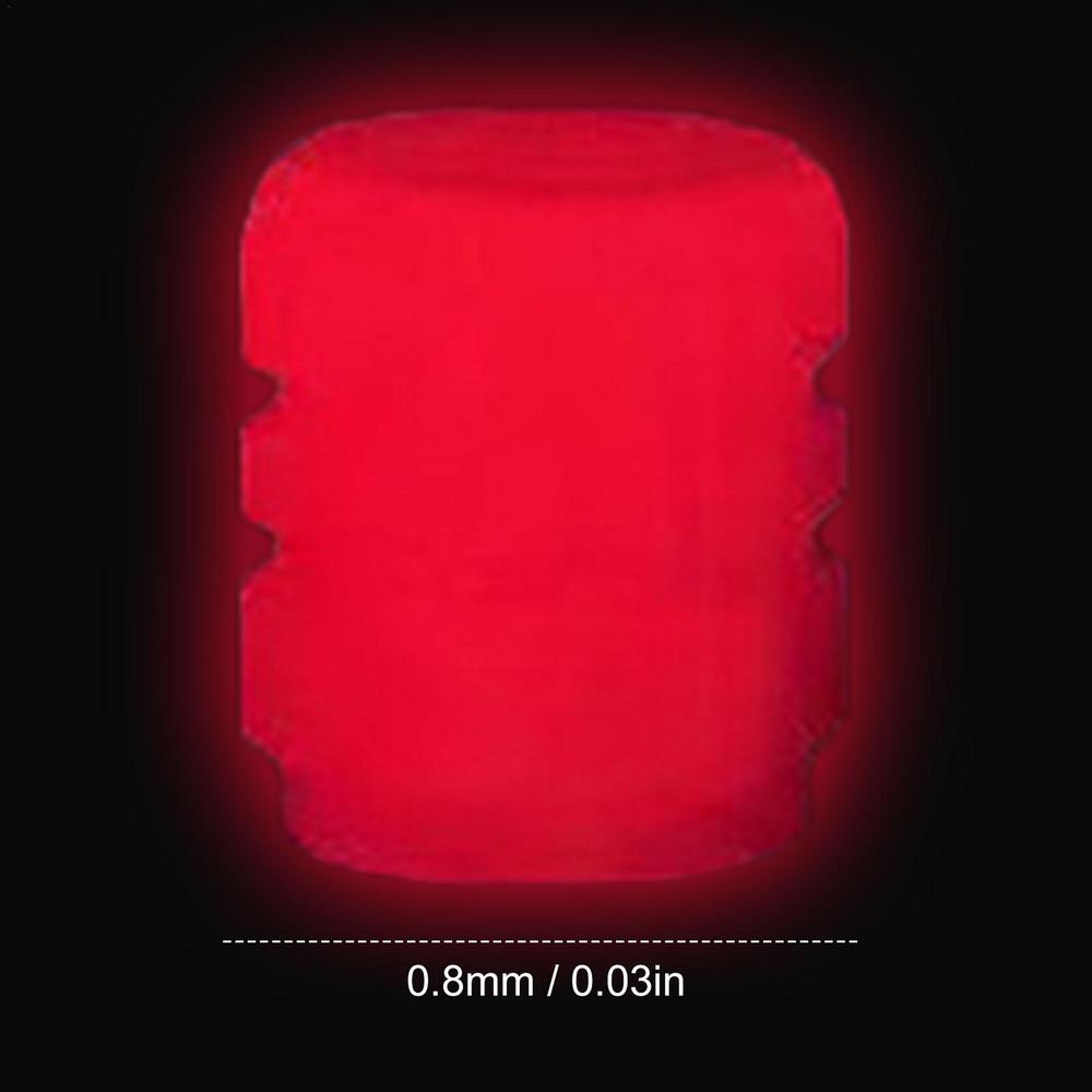 Luminous Caps Fluorescent Red Night Glowing Car Motorcycle Bicycle Wheel Styling Tyre Hub Universal Caps Decoration