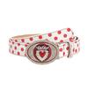 Retro Y2k Heart Pattern Metal Belt For Teen Fashion Accessories
