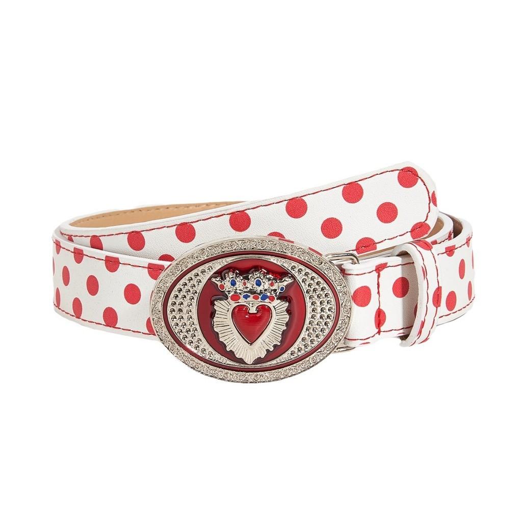 Retro Y2k Heart Pattern Metal Belt For Teen Fashion Accessories
