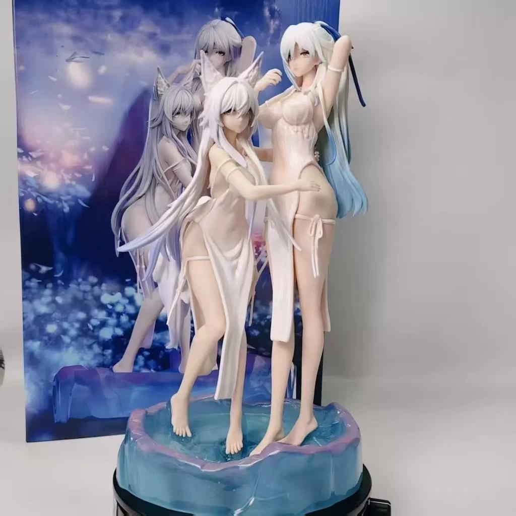Honkai Star Rail Jingliu Bai Xian Hakimi Anime Figure Gk Statue Pvc Collectible Model Desktop Decoration For Anime Otaku Fans