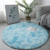 Home Textile Decoration Circle Round Shaggy Rug Living Room Bedroom Carpet Floor Mat Anti-Skid Soft And Valuable Area Rug 1pc