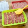 Silicone Sausage Maker Mold DIY Silicone Handmade Hamburger Hot Dog Mold Reusable Kitchen Accessories Gadget for Cake Baking Pie