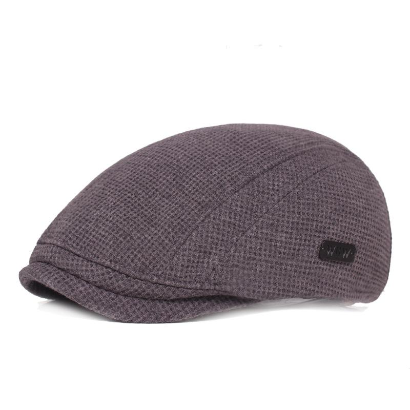 Cowboystoff Andetungehatt Herre Retro Fremoverlue Englandstil Beret Herre- og damehatt