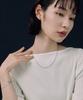 Novice Tokyo Slim Round Chain Necklace Thin Round Chain Necklace [Stainless] / Silver