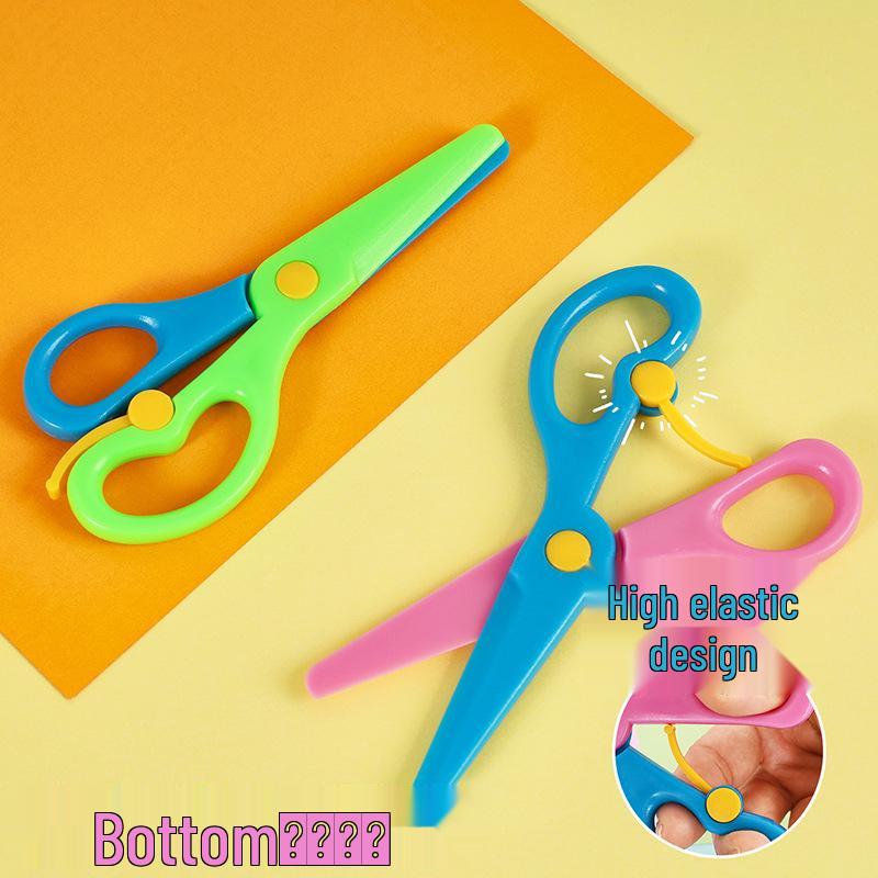 Colorful Safety Scissors for Kids - Anti-Pinch, Crafting & DIY